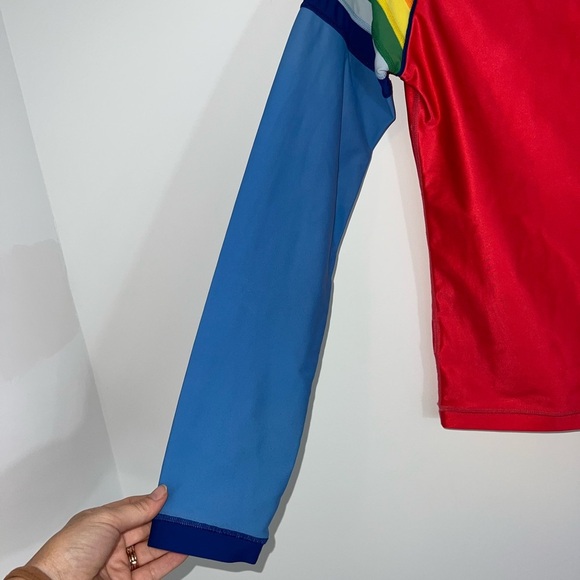 HANNA Andersson Colorful Kids Swim Shirt RASH GUARD size 14 - Picture 7 of 12